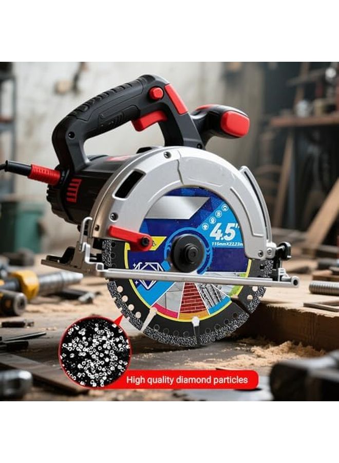 4.5 Inch Heavy Duty Tile Grinder Blade 3 Pack Cutting Disc For Construction Demolition - Image 3