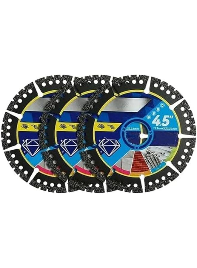 4.5 Inch Heavy Duty Tile Grinder Blade 3 Pack Cutting Disc For Construction Demolition - Image 2