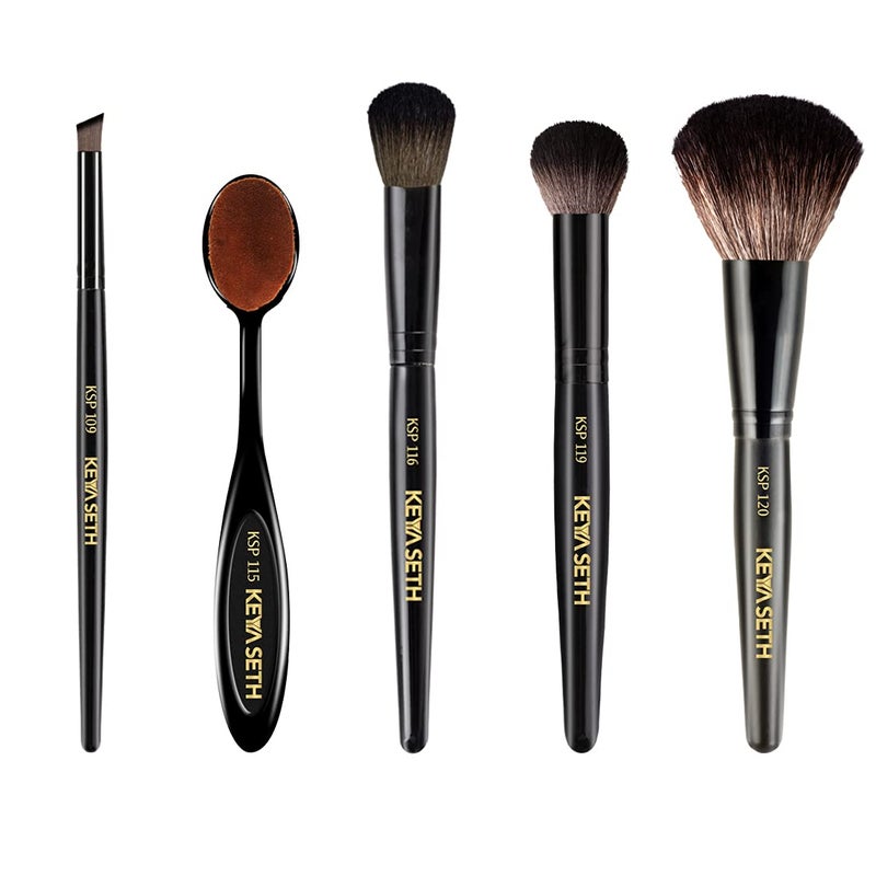 KEYA SETH AROMATHERAPY, DEVICE OF DROP Keya Seth Professional 5Pcs Premium Blending Brush Set - Image 4