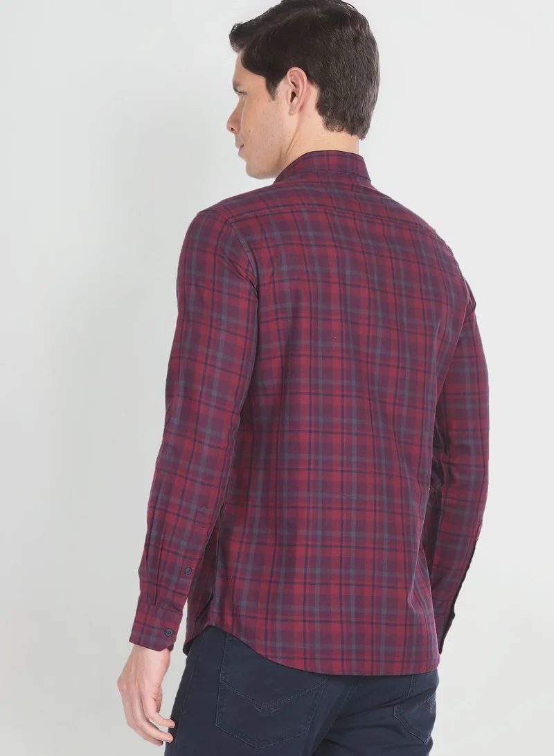 Arrow Checked Slim Fit Shirt