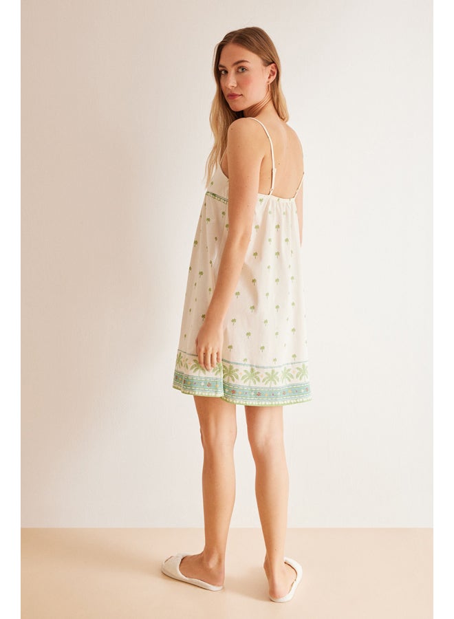 women'secret Short nightgown palm trees - Image 2
