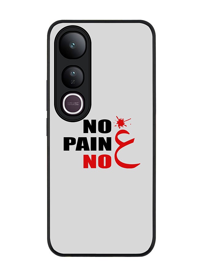 Stylizedd For vivo V50 Lite Case,Slim fit Camera Protection, Shockproof Thin Phone cover  - No Pain No Gain