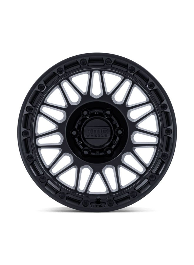 KMC KM555 ATTACK 17X8.5 6X135 ET00 CB87.1 MATTE BLACK - Image 3