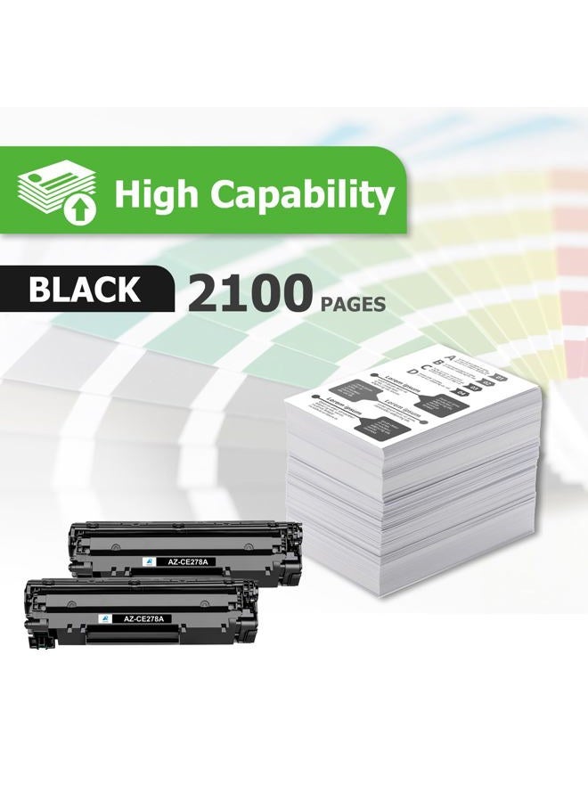 Aztech Compatible Toner Cartridge Replacement for HP 78A CE278A (Black, 2-Packs) - Image 2
