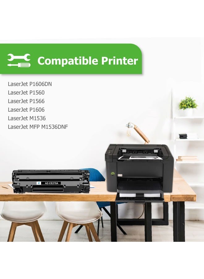 Aztech Compatible Toner Cartridge Replacement for HP 78A CE278A (Black, 2-Packs) - Image 3