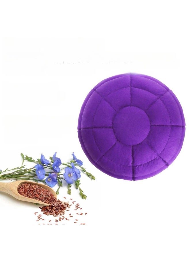 Deep Conditioning Heat Cap Cordless Cotton Flaxseed Seed Interior Microwave Steam Hot Cap for Deep Conditioning Curly Hair, Drying, Styling(Color:Purple)  - Image 3