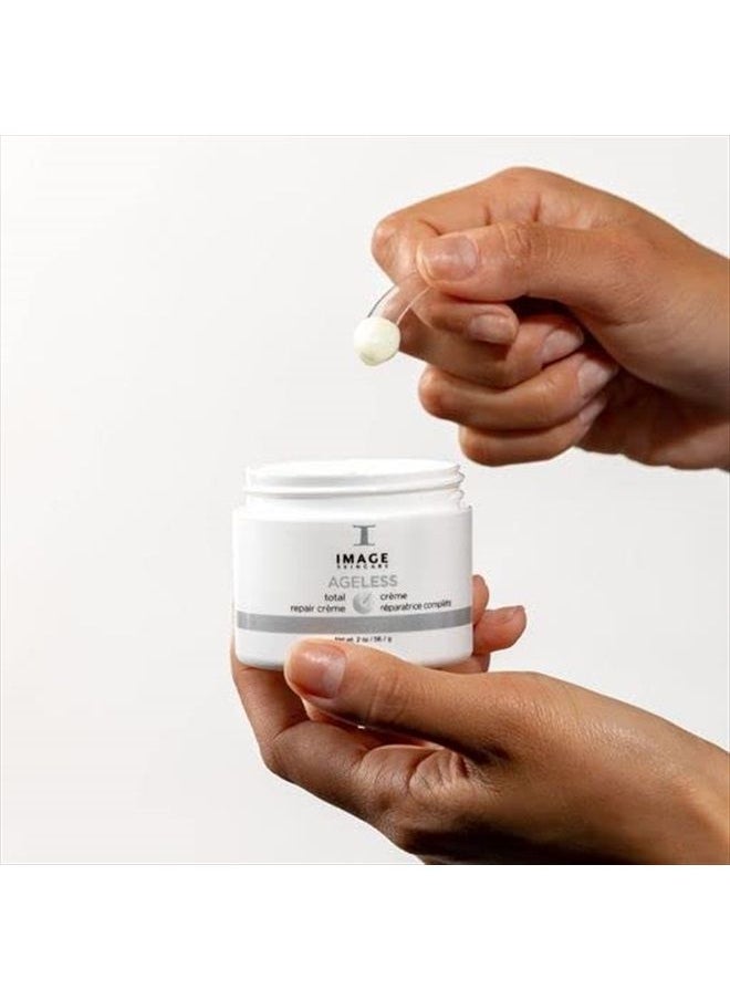 IMAGE SKINCARE - , AGELESS Total Repair Crème, Anti-Aging Facial Night Cream Moisturizer with Hyaluronic Acid and Retinol, 2 oz - Image 1