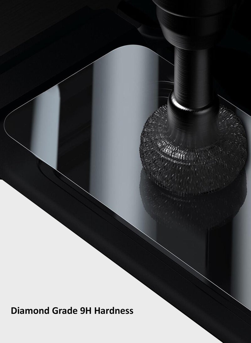 دبليو تيك واقي شاشة من الزجاج المقوى بحواف منحنية 9H 2.5D من سلسلة Premium لهاتف Realme C55 4G 2023 شفاف - Image 3