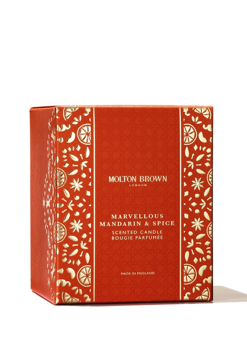 MOLTON BROWN MARVELLOUS MANDARIN & SPICE SINGLE WICK CANDLE 190G