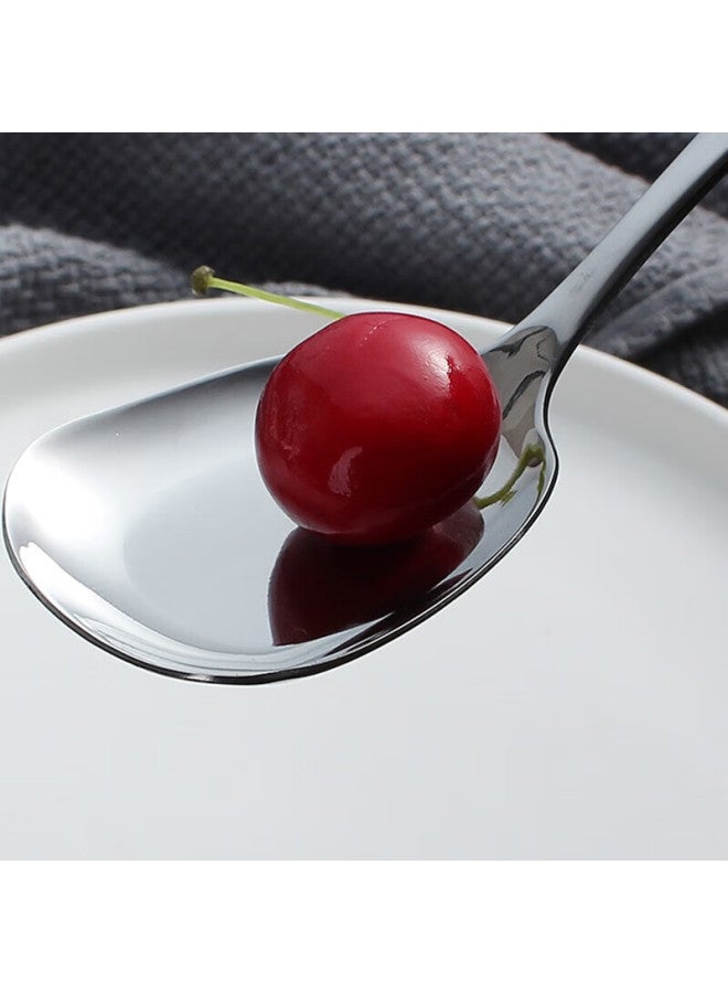 Star Square Xingfang 304 Stainless Steel Soup Ladle, Sweet Potato Spoon, Thickened Round-bottomed Dining Spoon, Rice Spoon, Soup Spoon, Tablespoon - Image 5