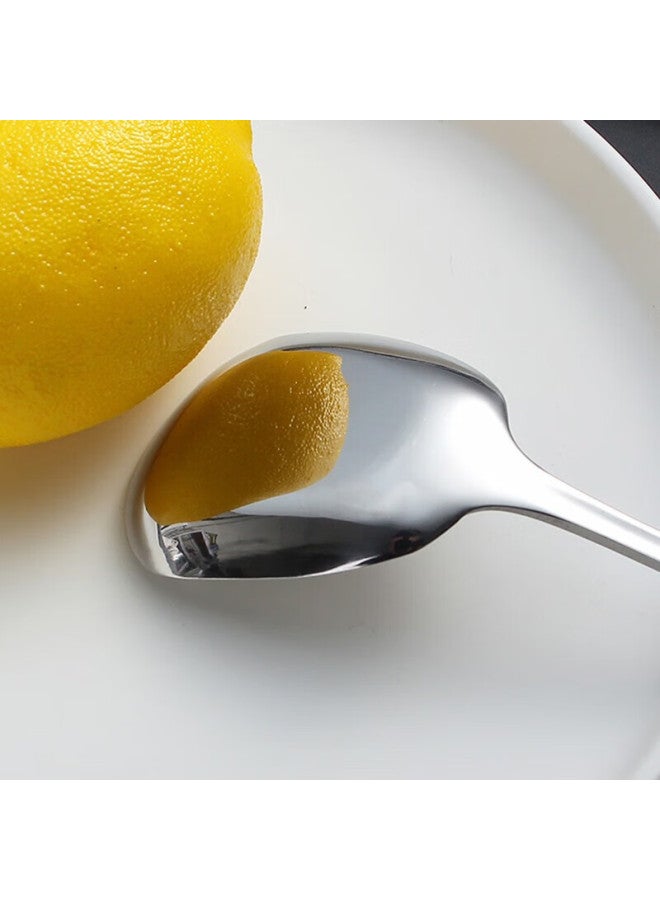Star Square Xingfang 304 Stainless Steel Soup Ladle, Sweet Potato Spoon, Thickened Round-bottomed Dining Spoon, Rice Spoon, Soup Spoon, Tablespoon - Image 4