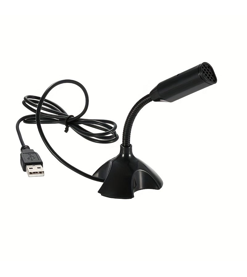 Plug And Play USB Computer Microphone Desktop Condenser PC Laptop Mic For Recording Gaming Singing Youtube Streaming - Image 1