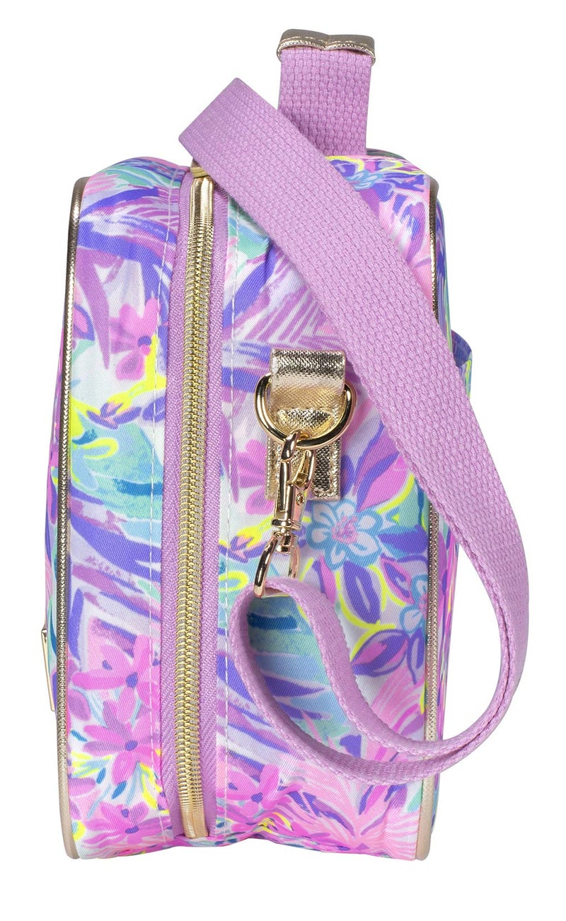 Lilly Pulitzer Insulated Lunch Box for Women, Cute Lunch Cooler Bag with Adjustable/Removable Shoulder Strap, It Was All A Dream - Image 2