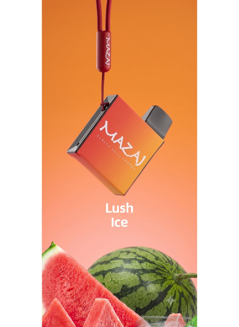 Mazaj Lush Ice Mini 900 Puffs 20mg Disposable Vape - Image 2