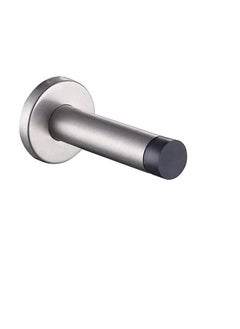 Generic Stainless Steel Door Stop with Rubber Tip Shower Door Stopper, Glass Door Stop, Door Bumper Brushed Steel  - Image 2