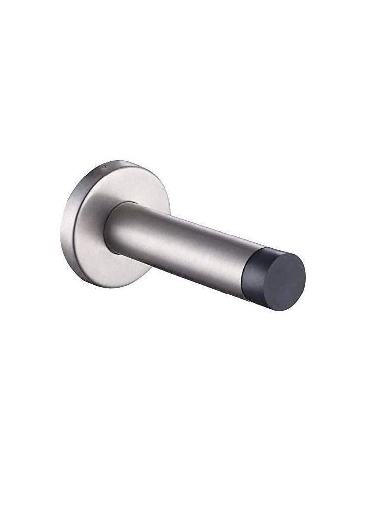 Stainless Steel Door Stop with Rubber Tip Shower Door Stopper, Glass Door Stop, Door Bumper Brushed Steel  - Image 3
