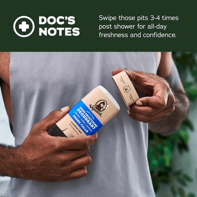 Dr. Squatch Natural Deodorant for Men - Odor-Squatching Aluminum Free - Maverick Musk & Pine Tar (2.65 oz, 2-Pack) - Image 3