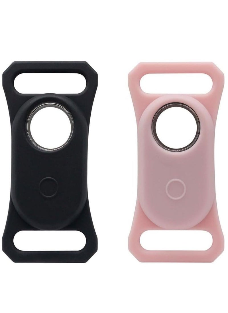Cat Collar Holder for Galaxy Smarttag2, Waterproof Silicone Case for Dog Pet, Anti-Lost Scratch Resistant Full Protective Cover Accessory for Keys, Luggage, Pets, for Samsung Galaxy Smart tag2, 2Pack - Image 1