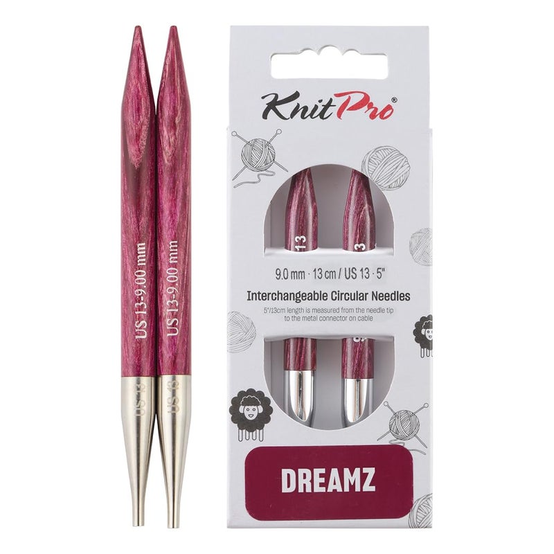 KnitPro Dreamz Interchangeable Needles Normal 5 13cm  US Size 13 9mm