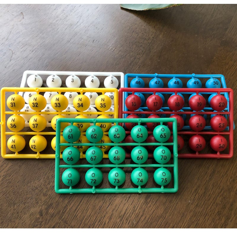 Yuanhe 3/5 Inch Bingo Balls for Standard Cages and Bingo Boards, Easy Read, 75 Count, Perfect for Parties,Bingo Nights, Raffles,Lost Bingo Ball Replacements - Image 2