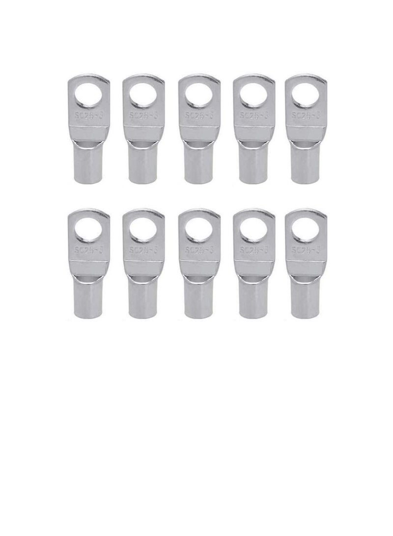 Copper Cable Lugs 10Pcs Set-Wire Terminals, Connector Cable lugs Ring Battery SC Terminals, for Marine, Solar, Automotive, Electric, Home Applications etc (Hole Size 12mm, Cable Size 300mm)  - Image 1