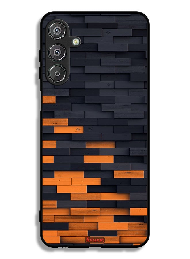 Tolwak Samsung Galaxy F36 Protective Case Cover Wooden Wall