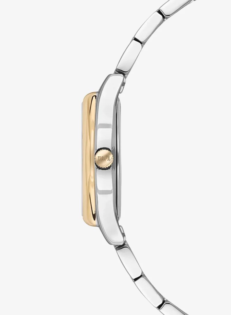 U.S. Polo Assn. New Stainless Steel Bracelet Quartz Analog Watch for Women, 25mm