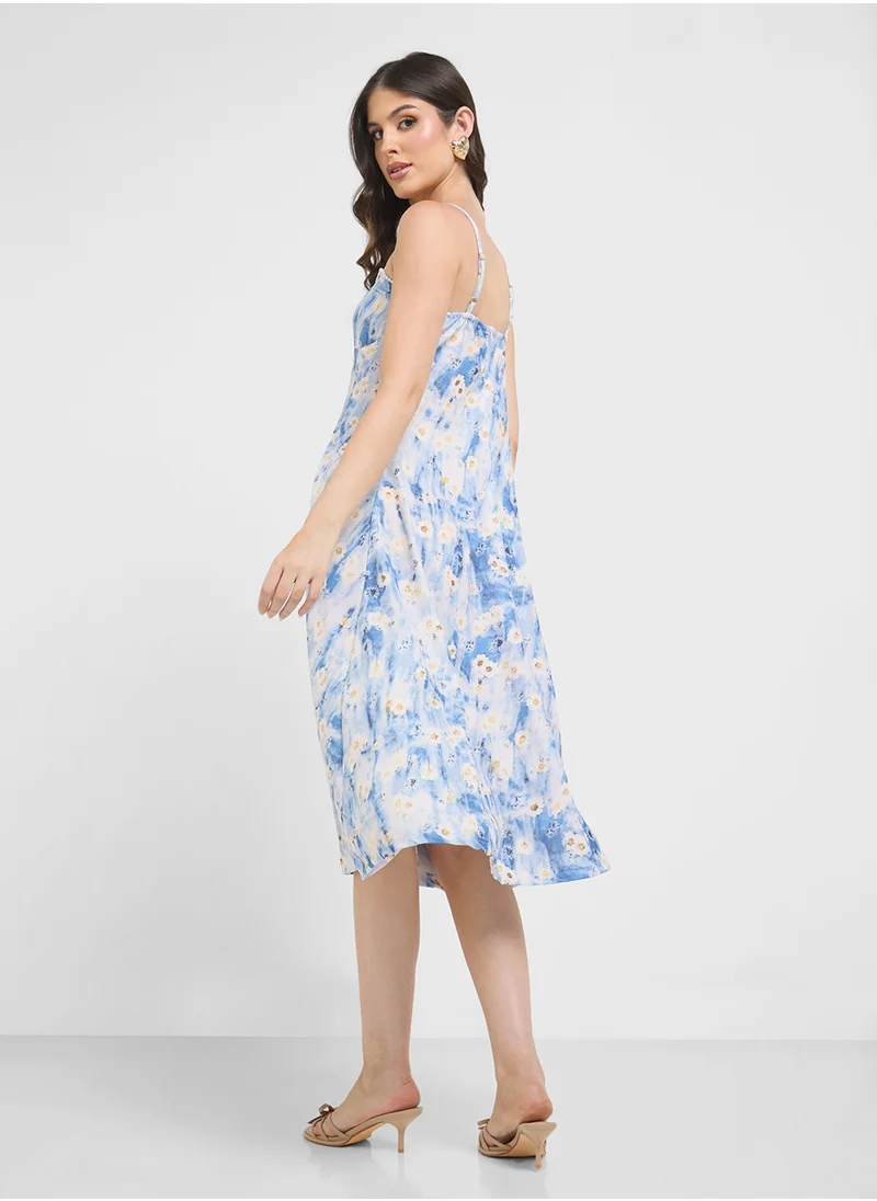 ايلا Floral Print Dress