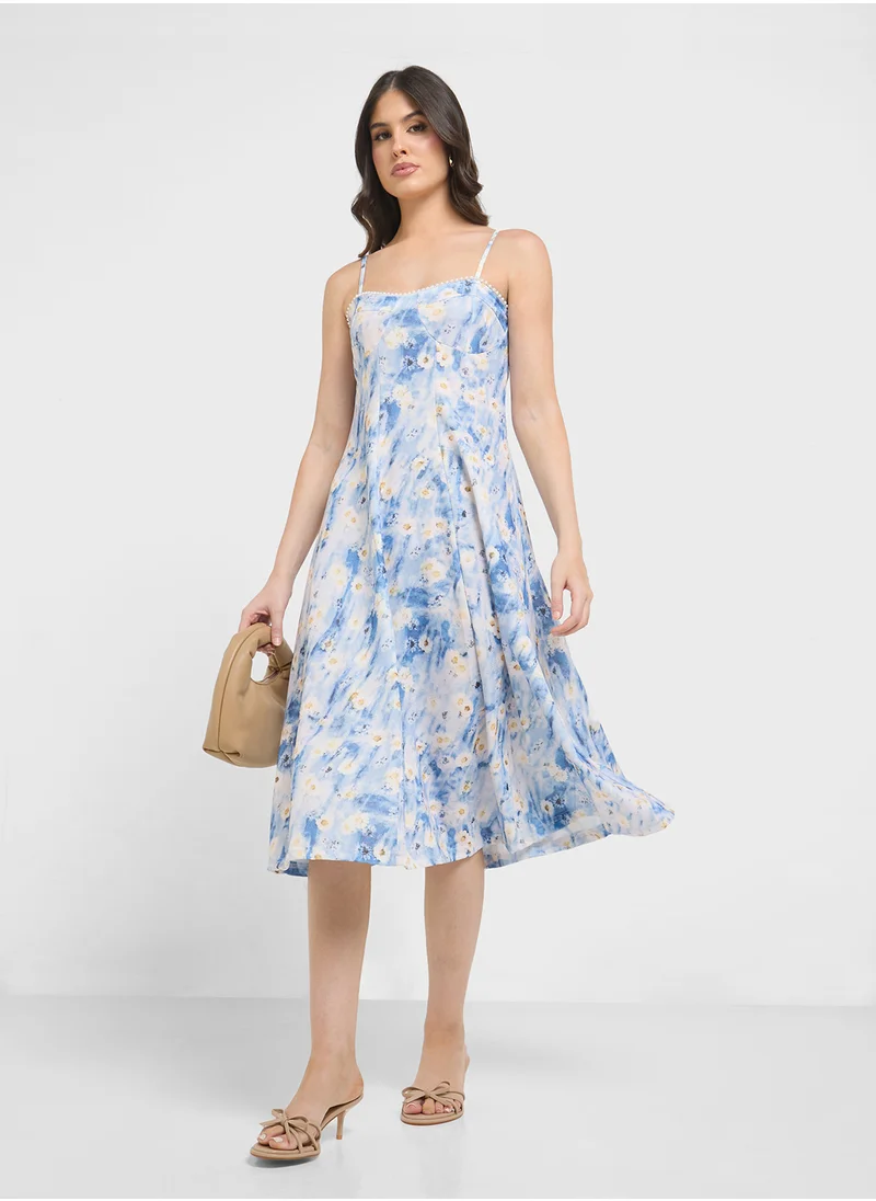 ايلا Floral Print Dress