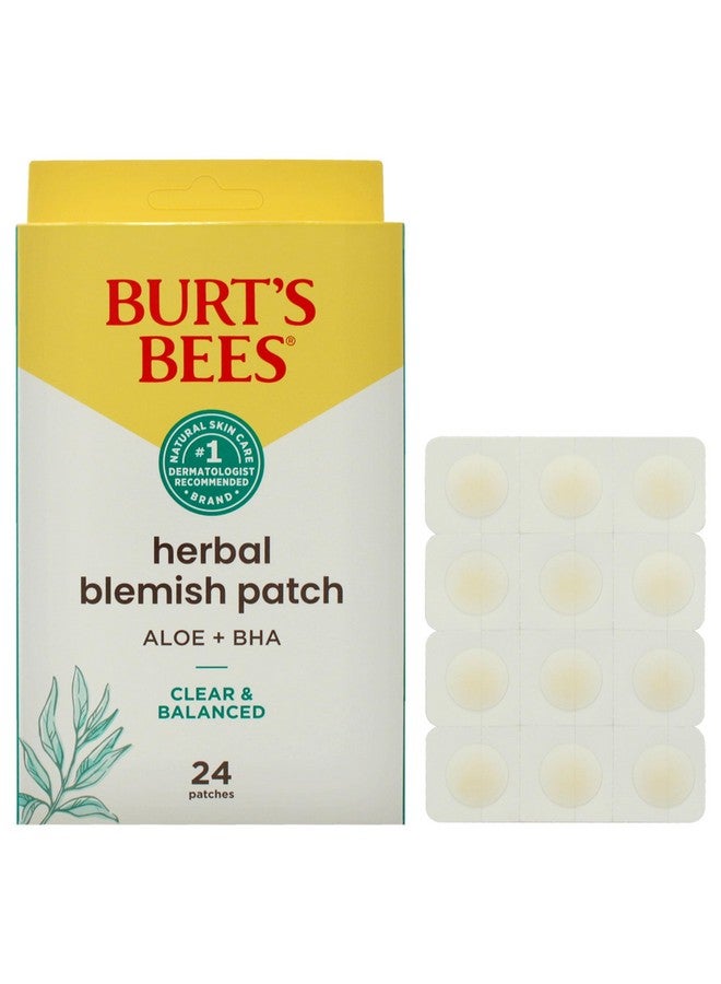 بيرتس بيز رقعة Burts Bees العشبية المتوازنة والشفافة لعلاج عيوب البشرة للنساء - 24 رقعة - Image 1