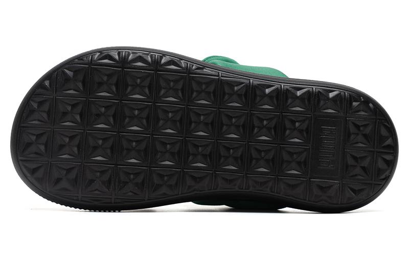 PUMA (WMNS) PUMA Mayu Puffy Slides 'Green Black' - Image 4