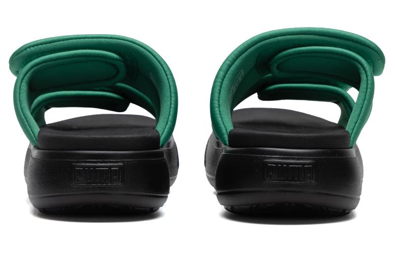 PUMA (WMNS) PUMA Mayu Puffy Slides 'Green Black' - Image 3