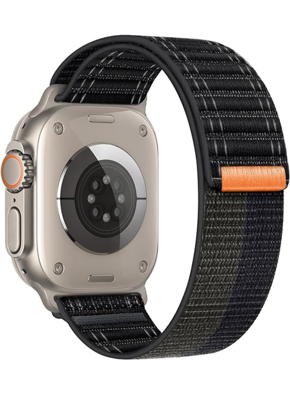Fabric Sport Rugged Watch Band Compatible with Apple Watch Ultra 1/2/3 49mm 46mm 45mm 44mm 42mm, Soft Nylon Loop Strap for iwatch Series 11 10 9 8 7 6 5 4 3 2 1 SE
