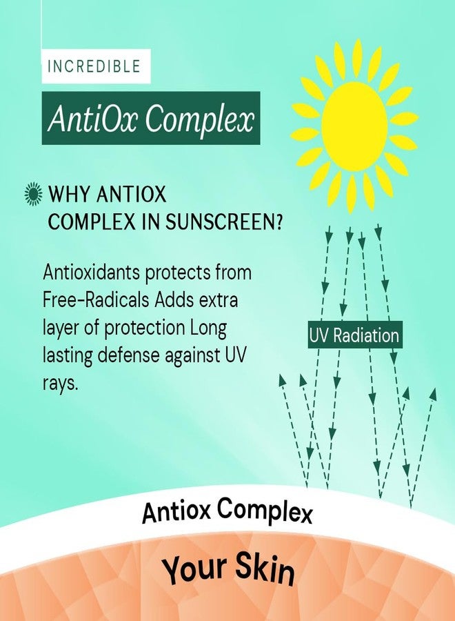 Atulya CICA & HYALURONIC ACID SUNSCREEN SPF 50 PA++++ Sunscreen with Antiox Complex | Non-oily formula | Lightweight | No white-cast | Controls Excess Oil | 80gm - Image 3