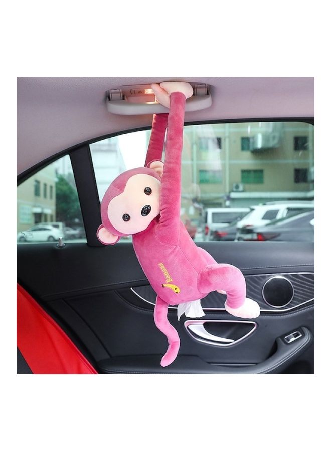 Generic Car Tissue Box With Cartoon Monkey Design - Image 1