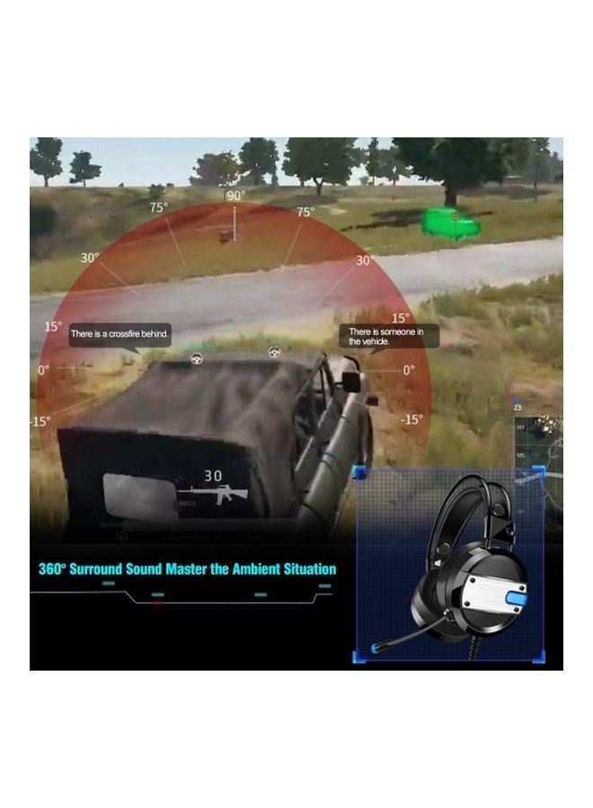 NIBEMINENT Wired Over-Ear Gaming Headphones With Mic For PS4/PS5/XOne/XSeries/NSwitch/PC  - Image 3
