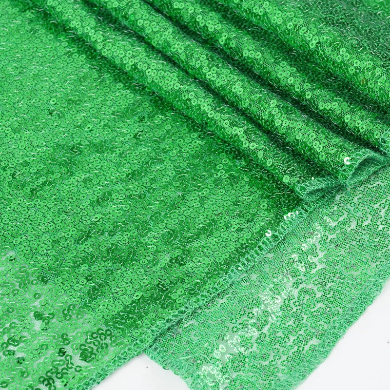 بارتي ديلايت PartyDelight Green equin tableroth 50x80 inch Rectangle tablecloth glitter tablecloth for party baby dame decortations - Image 4