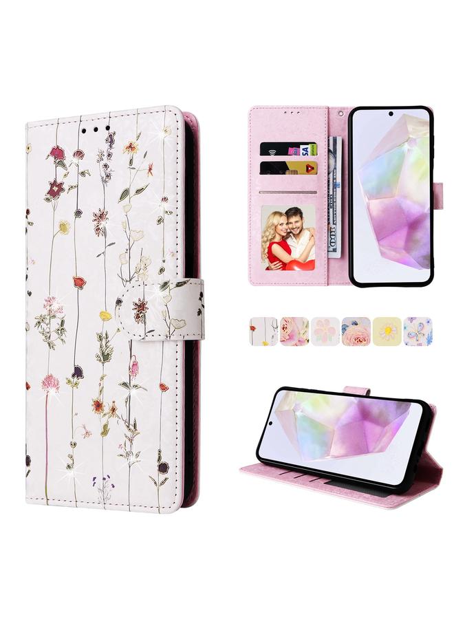 S-TOP Case For Samsung Galaxy A26 5G Bronzing Painting RFID Leather Phone Case - Image 1