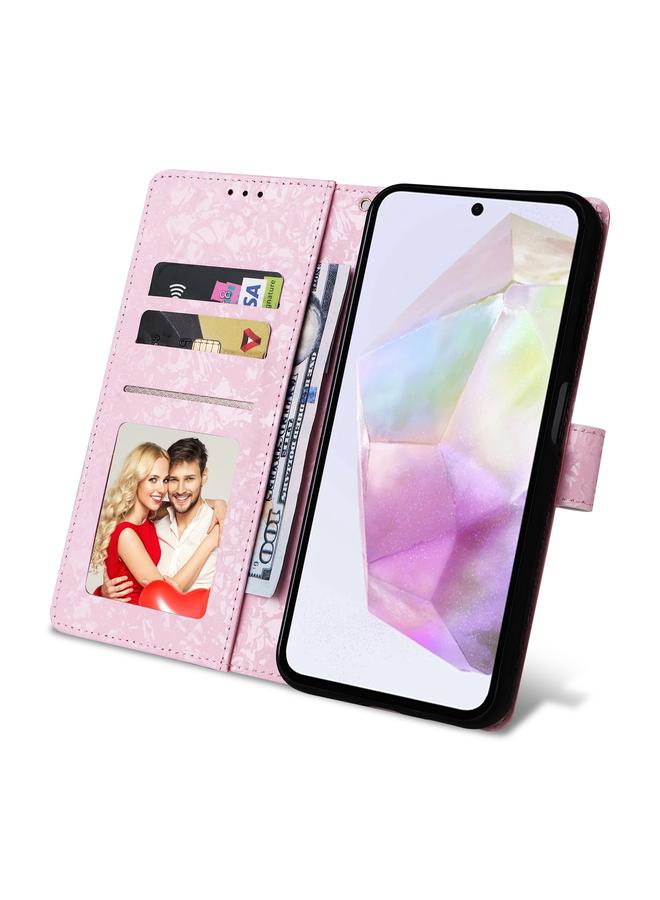 S-TOP Case For Samsung Galaxy A26 5G Bronzing Painting RFID Leather Phone Case - Image 4