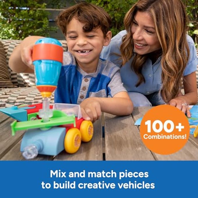 Educational Insights Design & Drill Build-It Bucket with Electric Drill Toy, 41 Pieces, Preschool STEM Toy, Gifts For Boys & Girls, Ages 3+ - Image 2