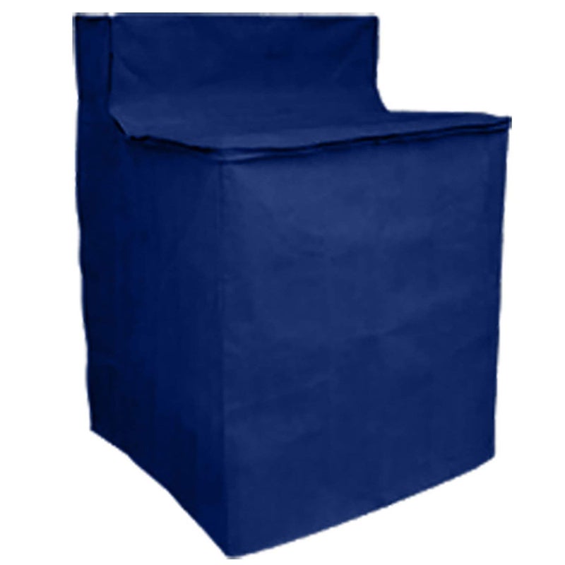 Home collections Heavyweight Zippered  Quilted Washing Machine Cover blue