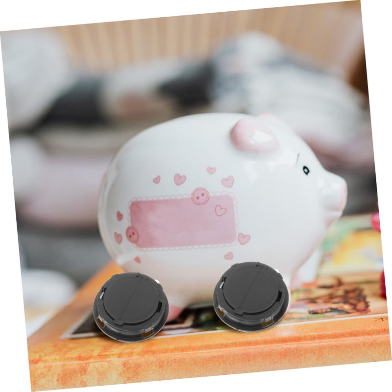 Black Piggy Bank Plugs 20pcs Money Box Stoppers Plaster Doll Accessories - Image 4