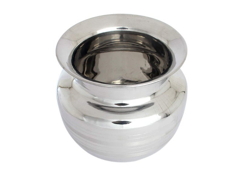 Dharam Paul Traders Stainless Steel Heavy Weight Water Lota, Gadvi, Matka,Lota for puja Kalash, 1 Liter Capacity. - Image 2