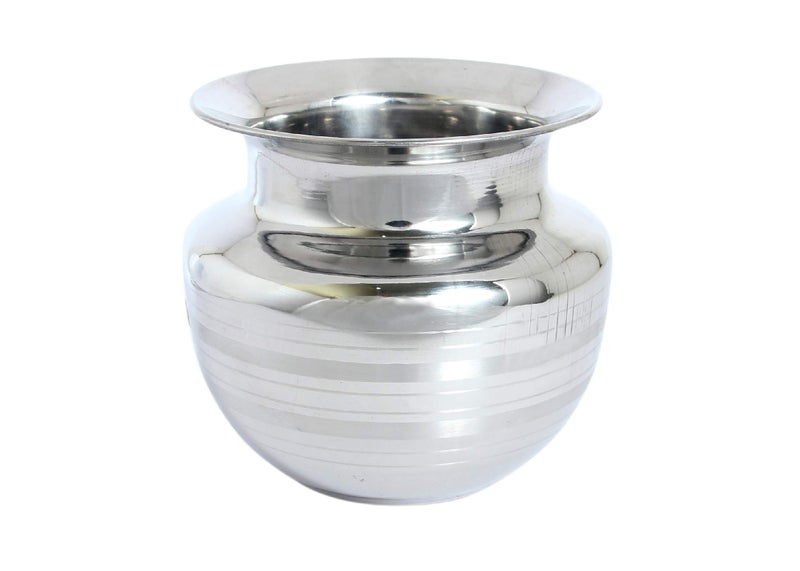Dharam Paul Traders Stainless Steel Heavy Weight Water Lota, Gadvi, Matka,Lota for puja Kalash, 1 Liter Capacity. - Image 5