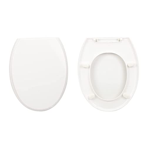 Parryware Toilet Standard Seat Cover Regular with Plastic Hinges 1 Unit Each of PP Seat, PP Cover, Ultra White, Antibacterial & Comfortable, Commode Seat Cover for Bathroom Fixture | E80711C - Image 4