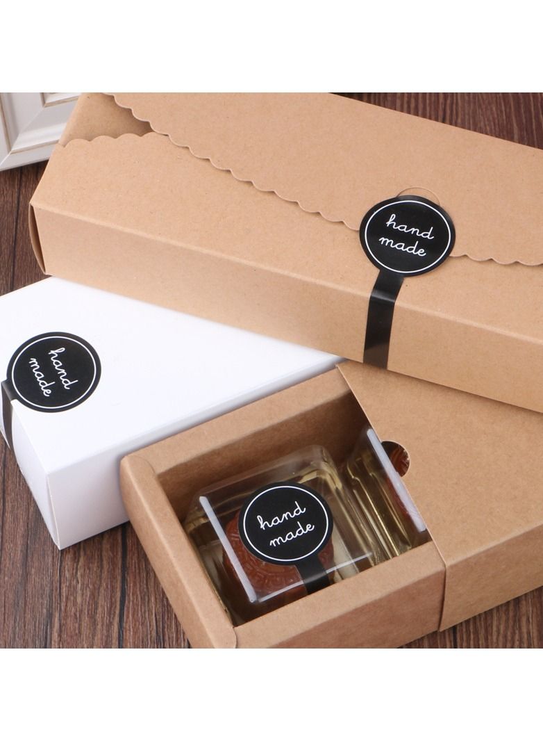 Y&D Pastry Packaging, 100 Pcs Bread Packaging Bags, Hand Made Stickers, Snack Cellophane Bags for Cookie Cake Chocolate Candy Bakery Part - Image 4