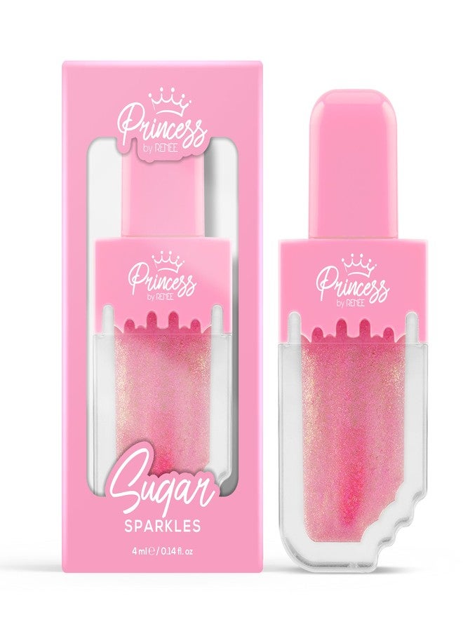 Renee Princess By RENEE Sugar Sparkles Colour Changing Lip Gloss | For Pre-Teens | PH-Activated | Lightweight | Non-sticky & Non-Drying Formula with Shimmery Effect | For Soft & Supple Lips | Vitamin E Infused | 4 Ml - Image 2