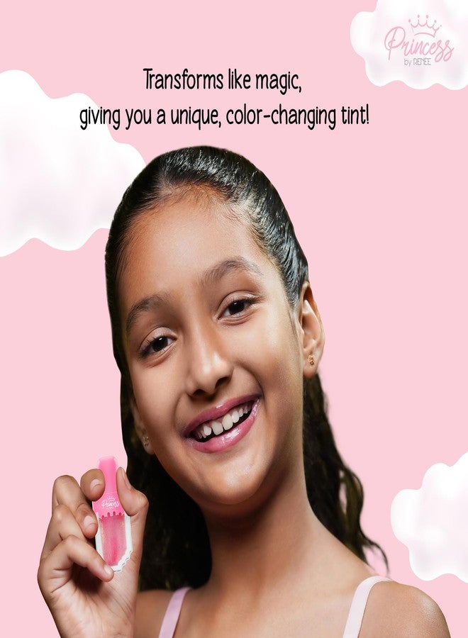 Renee Princess By RENEE Sugar Sparkles Colour Changing Lip Gloss | For Pre-Teens | PH-Activated | Lightweight | Non-sticky & Non-Drying Formula with Shimmery Effect | For Soft & Supple Lips | Vitamin E Infused | 4 Ml - Image 4