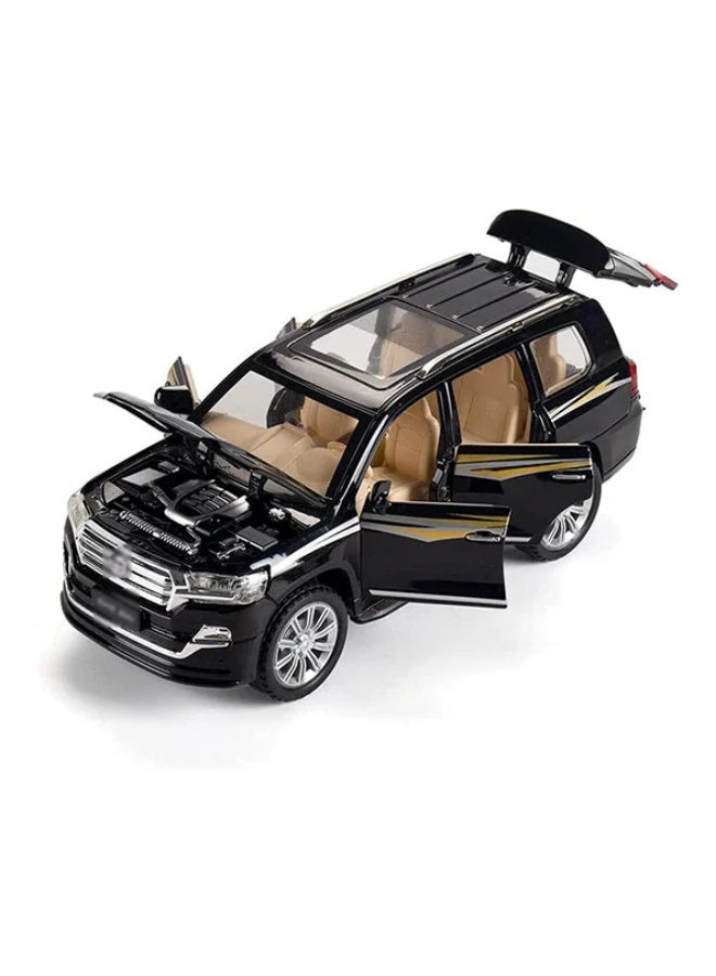 حديقة الألعاب نموذج داي كاست تويوتا لاند كروزر 1/32 - لعبة سيارة مصنوعة من خليط معدني مع صوت وضوء، حركة سحب للخلف، للأولاد وهواة الجمع - Image 1