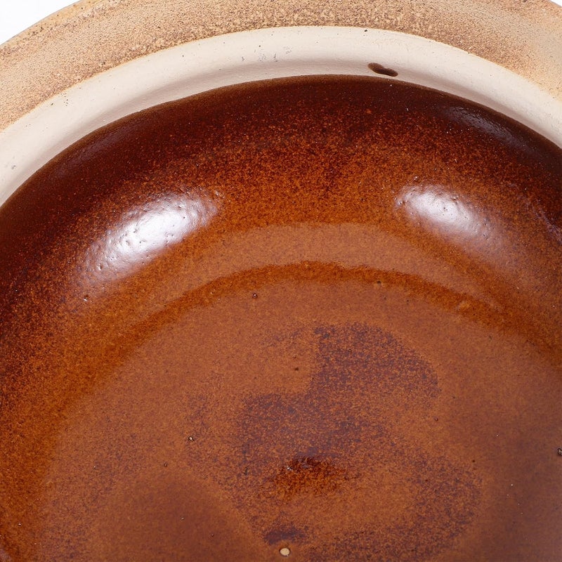 KICHOUSE Earthenware Clay Pot 0.5l with Lid and Wire Handle, Ceramic Cooking Casserole for Bibimbap, Hot Pot, and Home Dining - Image 3